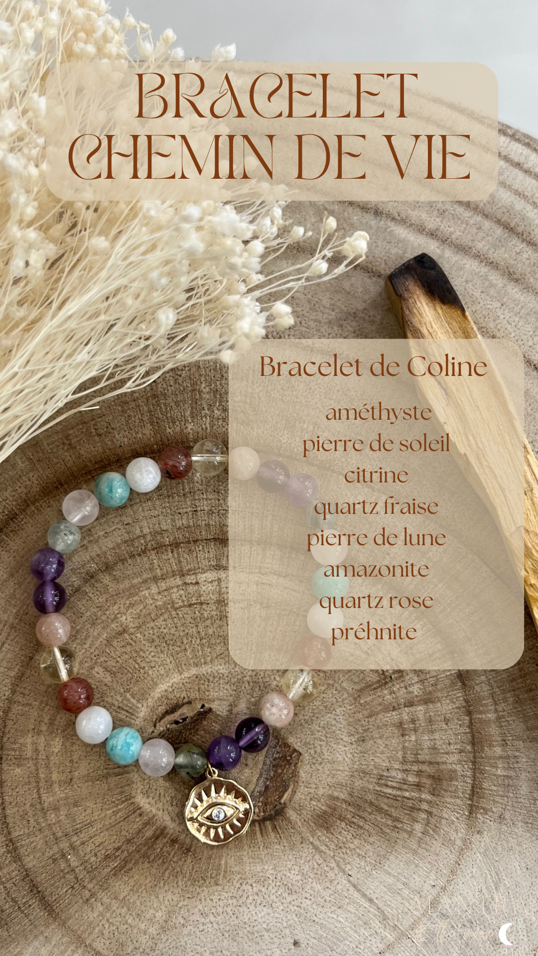 BRACELET CHEMIN DE VIE FEMME AVEC CHARM