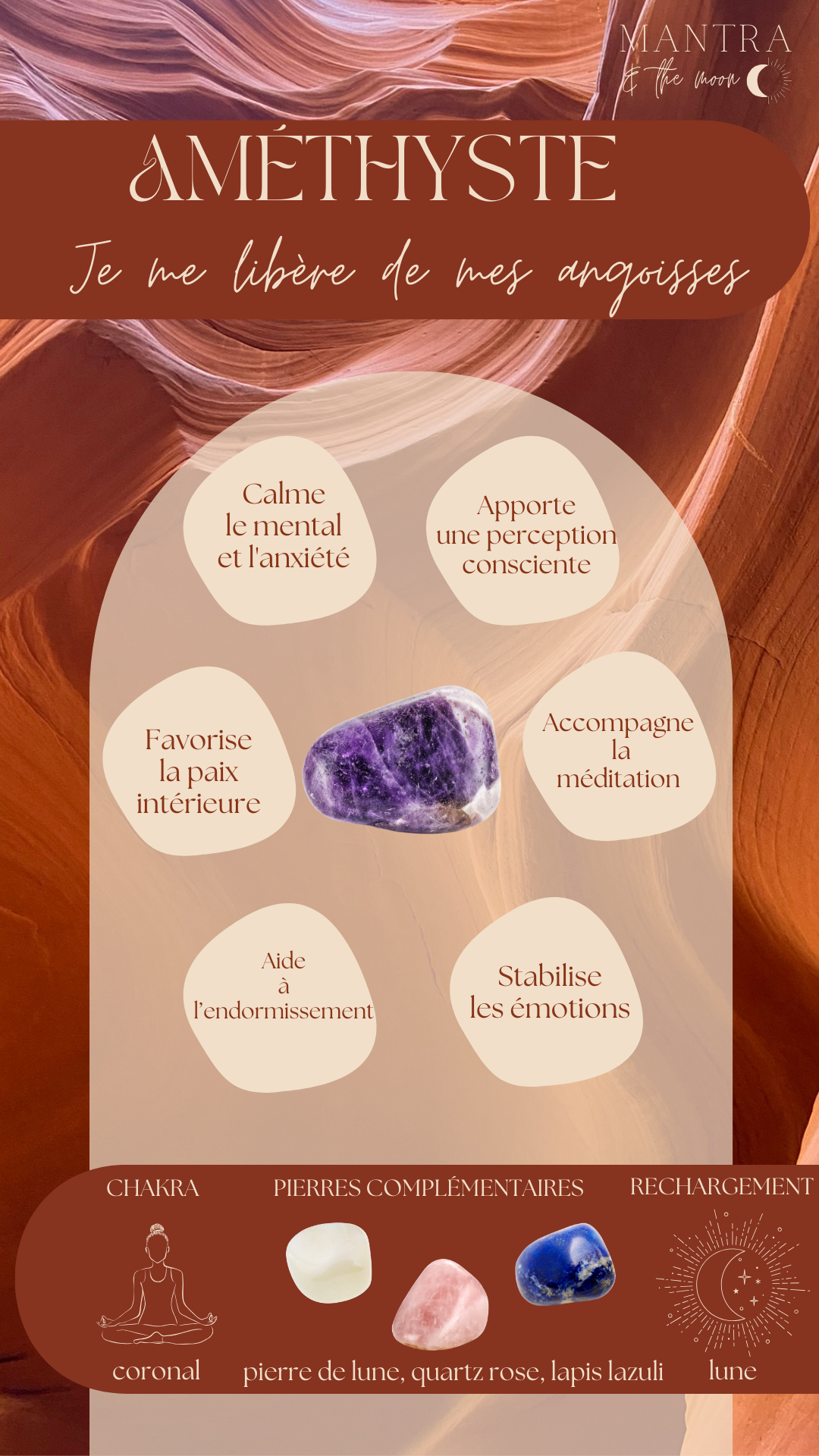 COLLIER UTAH AMÉTHYSTE