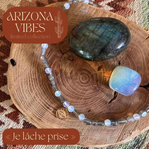 COLLIERS RAS DE COU ARIZONA EN PIERRES NATURELLES