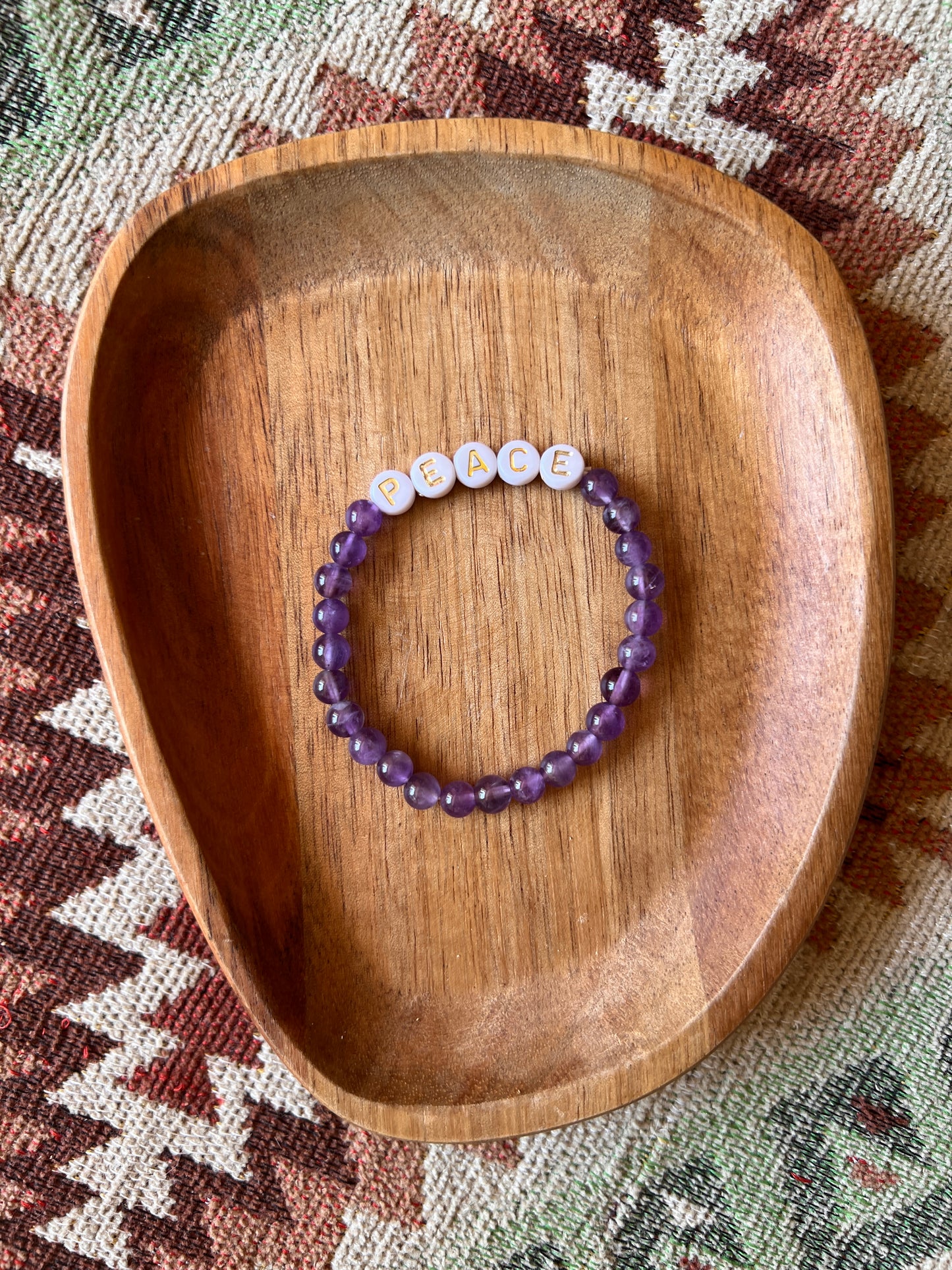 BRACELET EN AMÉTHYSTE À PERSONNALISER