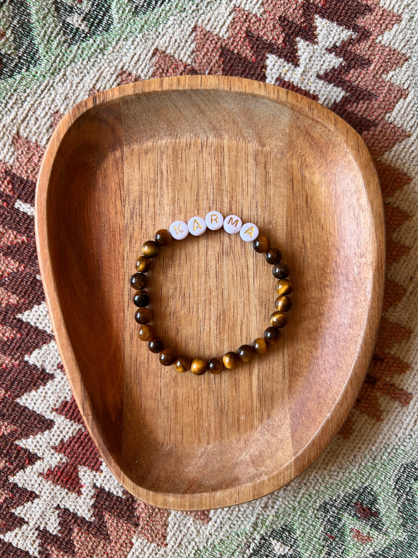 BRACELET EN OEIL DE TIGRE À PERSONNALISER