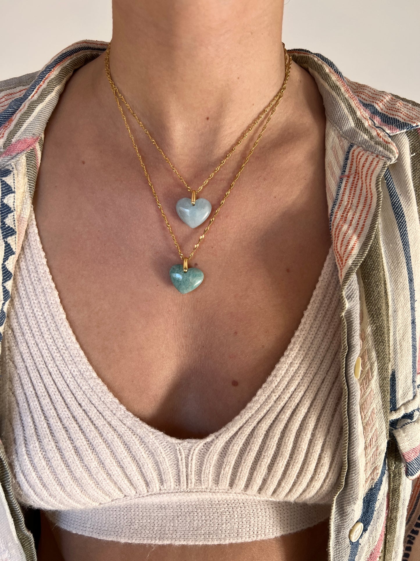 COLLIER TRUE LOVE AMAZONITE
