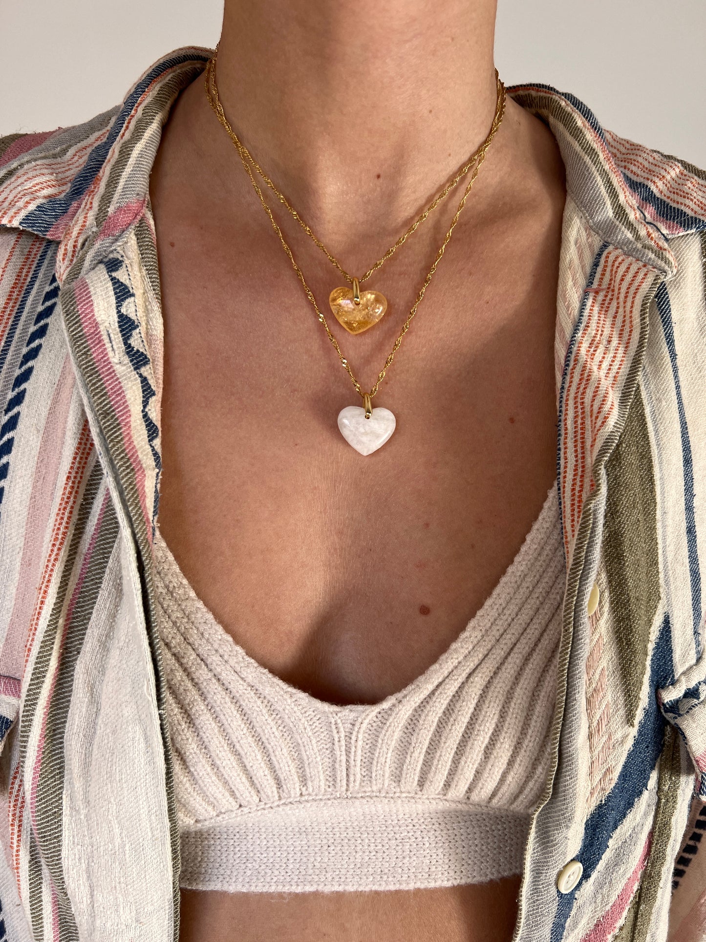 COLLIER TRUE LOVE PIERRE DE LUNE