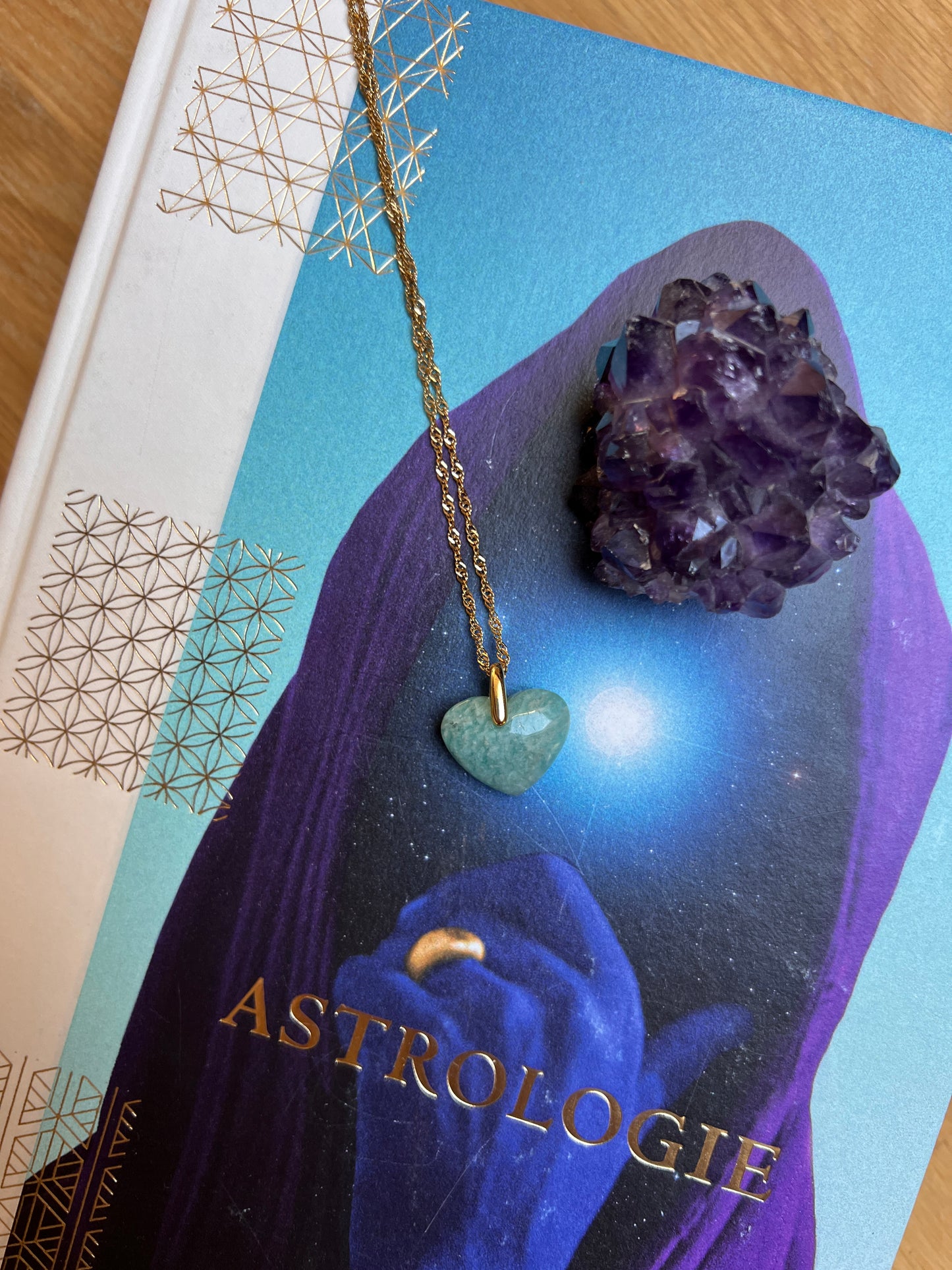 COLLIER TRUE LOVE AMAZONITE